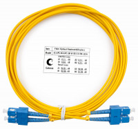 Cabeus FOP(d)-9-SC-SC-3m Шнур оптический duplex SC-SC 9/125 sm 3м LSZH Cabeus FOP(d)-9-SC-SC-3m Шнур оптический duplex SC-SC 9/125 sm 3м LSZH