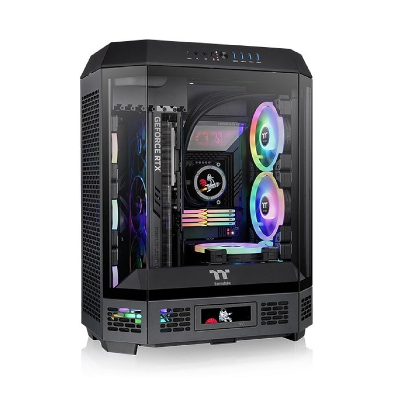 Корпус Thermaltake The Tower 600 черный без БП ATX 11x120mm 5x140mm 4xUSB3.0 audio bott PSU Корпус Thermaltake The Tower 600 черный без БП ATX 11x120mm 5x140mm 4xUSB3.0 audio bott PSU