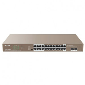 IP-COM G1126P-24-410W Коммутатор, PoE, 24*1Gbit RJ45, 2*1GBIT SFP, 1-24PoE, 370W PoE