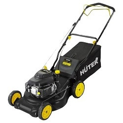 Huter GLM-5.0 ST Газонокосилка электрическая 70/3/5 { 5л/с, самоходная, 4-х тактный, бак 1,5 л, высота среза/ширина 35-85/460 мм, 7 уровневая центр. Регул., объем травосборника 60 л }