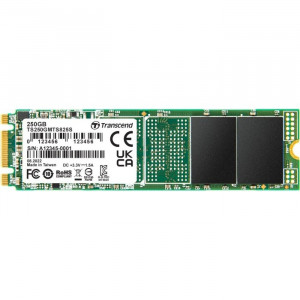 Transcend SSD 825S, 250GB, M.2(22x80mm), SATA3, 3D TLC, R/W 500/330MB/s, IOPs 40 000/75 000, TBW 90, DWPD 0.3 (3 года)