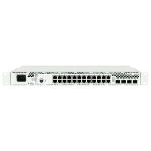 ELTEX MES2324 Ethernet-коммутатор 24 порта 10/100/1000 Base-T, 4 порта 10GBase-R (SFP+)/1000Base-X (SFP), L3, 220V AC