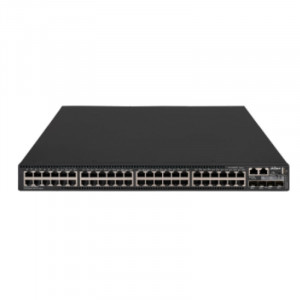DAHUA DH-AS5500-48GT4XF-600 52-портовый управляемый коммутатор c PoE L2 и L3, 48xRJ45 1Gb, 4xSFP+ 10Gb (uplink), суммарно 600Вт, коммутация 176 Гбит/с, MAC-таблица 16К