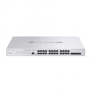 TP-Link S5500-24GP4XF Управляемый коммутатор Omada Pro уровня 2+ с 24 гигабитными портами PoE+ и 4 портами SFP+