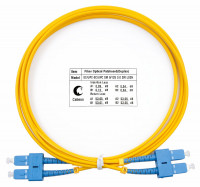 Cabeus FOP(d)-9-SC-SC-2m Шнур оптический duplex SC-SC 9/125 sm 2м LSZH Cabeus FOP(d)-9-SC-SC-2m Шнур оптический duplex SC-SC 9/125 sm 2м LSZH