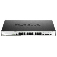 D-Link DGS-1210-28X/ME/C1A Управляемый L2 коммутатор с 24 портами 10/100/1000Base-T и 4 портами 10GBase-X SFP+