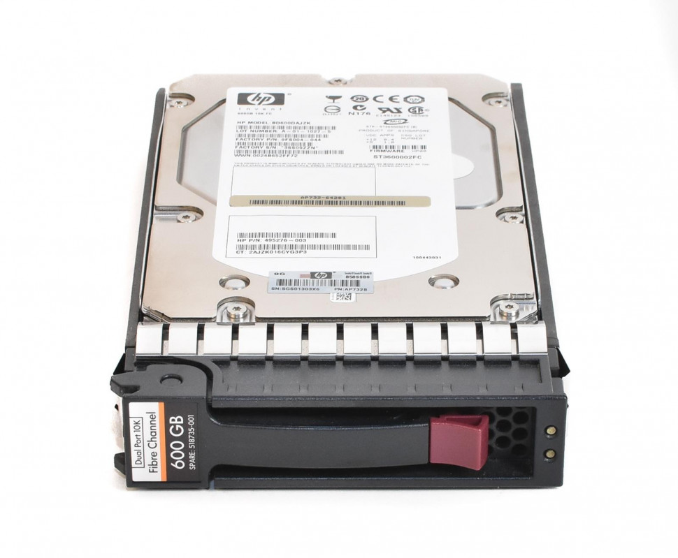 518735-001 Жесткий диск HP 600 ГБ 10000 об/мин., (FC) 600 ГБ disk drive - 10,000 RPM