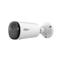 DAHUA DH-IPC-BF4CP-0210B-Pearl Уличная цилиндрическая IP-видеокамера с Wi-Fi 4Мп; 1/3” CMOS;  2.1мм; видеоаналитика ИК 15м, LED 20м; IP66; -20 °C до +60 °C; Литиевая батарея 20.44 Вт·ч