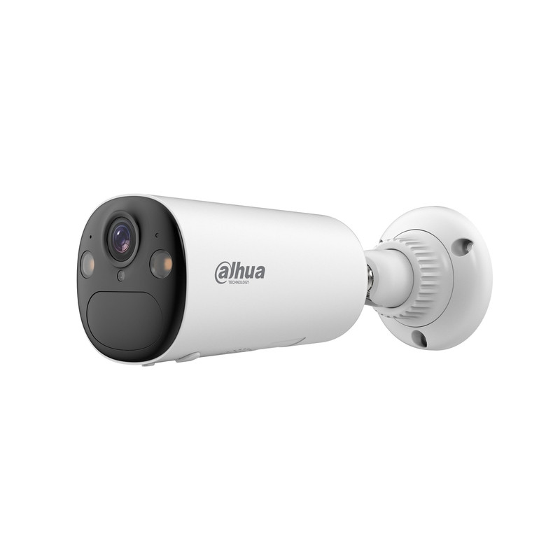 DAHUA DH-IPC-BF4CP-0210B-Pearl Уличная цилиндрическая IP-видеокамера с Wi-Fi 4Мп; 1/3” CMOS;  2.1мм; видеоаналитика ИК 15м, LED 20м; IP66; -20 °C до +60 °C; Литиевая батарея 20.44 Вт·ч