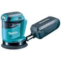 Makita DBO180Z Эксцентриковая шлифовальная машина аккумуляторная [DBO180Z] {18В,Li-ion,ф125мм,7000\9500\11000об\м,ампл-2.8мм,1.7кг,кор,п\сб,б\акк и з\у,совм с 4Ач Li-ion}