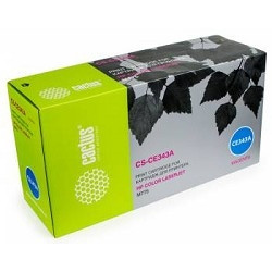 Cactus CE343A Тонер Картридж Cactus CS-CE343AV пурпурный для HP Color LaserJet M775 (16000стр.)