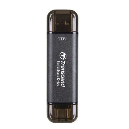 Накопитель SSD Transcend USB-C 1Tb TS1TESD310C серый USB