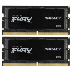 Память оперативная/ Kingston 32GB 5600MHz DDR5 CL40 SODIMM (Kit of 2) FURY Impact