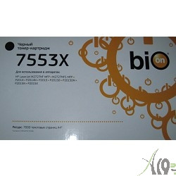 Bion Q7553X Картридж для HP LaserJet P2010/P2015/P2014/M2727nf MFP/LBP3310/3370 (6000 стр.)   [Бион]