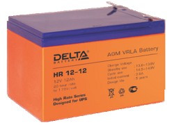 Delta HR 12-12 (12 А\ч, 12В) свинцово- кислотный  аккумулятор