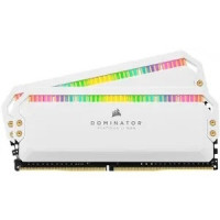 Corsair DDR4, 3600MHz 16GB 2x8GB DIMM, DOMINATOR PLATINUM RGB White Heatspreader, RGB LED, 1.35V CMT16GX4M2C3600C18W