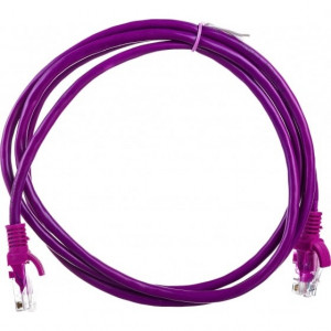 Патч-корд UTP Cablexpert PP12-1.5M/V кат.5e, 1.5 м, литой, многожильный (фиолетовый)