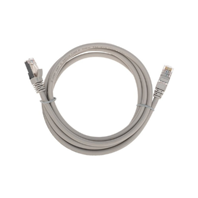 Rexant (02-0210-2) Патч-корд F/UTP, CAT 6, RJ45-RJ45, 26AWG, LSZH, серый, 2м
