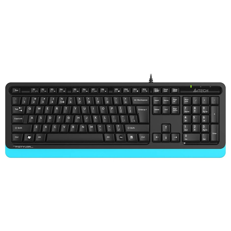 Клавиатура A4Tech Fstyler FKS10 черный/синий USB [1530196]