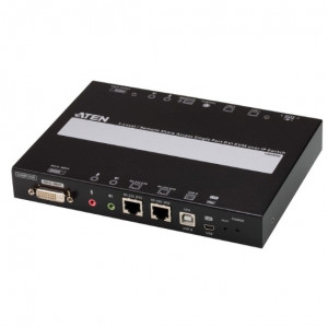 Удлинитель, KVM+DVI, управление по IP, Rackmount/Desktop, 10/100 Base-T, с KVM-шнурами PS2 1х1.2м.;USB 1x1.2м., TCP/IP, (Virtual Media;WIN98SE/ME/2000/XP/FREE-BSD/LINUX 7.0 или выше;1600x1200 60Hz;)/ 