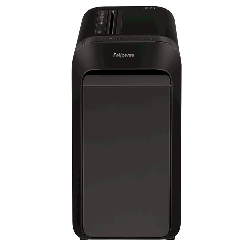 Fellowes Шредер PowerShred LX220 FS-55026(01), черный {DIN P-4, 4х12 мм, 20 лст., 30 лтр, Jam Proof™, SafeSense}