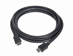 Кабель HDMI Gembird, 1.8м, v1.4, 19M/19M, черный, позол.разъемы, экран, пакет [CC-HDMI4-6]