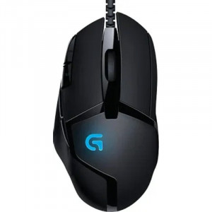 Мышь Logitech Hyperion Fury G402, игровая, оптическая, проводная, USB, черный [910-004070]