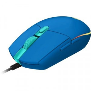 Мышь Logitech G203 LIGHTSYNC Corded Gaming Mouse  <USB, Blue, Retail> 910-005798