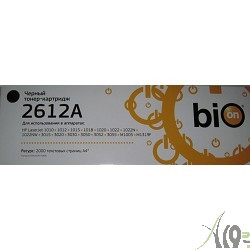 Bion Q2612A Картридж для HP Laser Jet 1010/1012/1015/3015/3020/3030/1319/3050/3052/3055 (2000 стр)   [Бион]