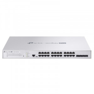 TP-Link S5500-24MPP4XF Управляемый коммутатор Omada Pro уровня 2+ с 24 портами PoE+ 2,5 Гбит/с и 4 портами SFP+