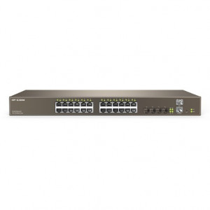 IP-COM G5528X-EI Коммутатор управляемый в стойку, 24*1Gbit RJ45, 2*SFP 10Gbit Uplink, 2*SFP 10Gbit Stack, console port