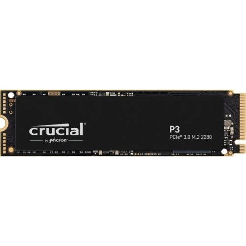 SSD Crucial P3, 4000GB, M.2(22x80mm), NVMe, PCIe 3.0 x4, QLC CT4000P3SSD8
