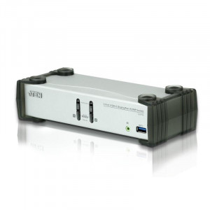 ATEN CS1912-(AT-G) 2-ух портовый KVMP™-коммутатор с поддержкой USB 3.0, DisplayPort,изображения до 3840 х 2160 @ 30 Гц, обладает сверхскоростным концентратором USB 3.1 Gen 1