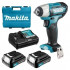 Makita TW140DWAE Гайковерт ак(уд),{10.8В,2х2Ач Li-ion,0-3200у\м,140Нм,3\8",1.2кг,кейс,подсв,M8-M16} [TW140DWAE]