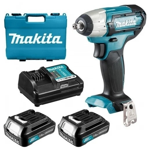 Makita TW140DWAE Гайковерт ак(уд),{10.8В,2х2Ач Li-ion,0-3200у\м,140Нм,3\8",1.2кг,кейс,подсв,M8-M16} [TW140DWAE]