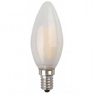 ЭРА Б0027925 Светодиодная лампа свеча матовая F-LED B35-5w-827-E14 frozed