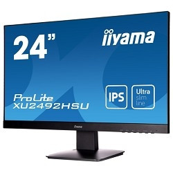 IIYAMA 23.8" черный {IPS LED 1920x1080 5ms 16:9 HDMI M/M матовая 250cd 178гр/178гр D-Sub DisplayPort}