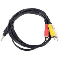 Vcom CV213-1.5M Кабель соединительный 3.5 Jack (M)/3 RCA (M) 