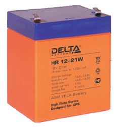 Delta HR 12-21W (5 А\ч, 12В) свинцово- кислотный  аккумулятор  