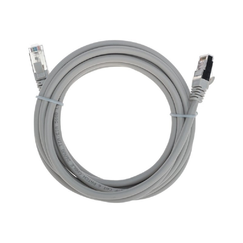 Rexant (02-0210-3) Патч-корд F/UTP, CAT 6, RJ45-RJ45, 26AWG, LSZH, серый, 3м