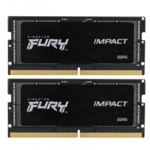 Модуль памяти SO-DIMM DDR5 32Gb (2x16Gb) PC48000 6000Mhz Kingston Fury Impact (KF560S38IBK2-32)