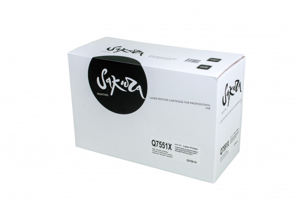Q7551X (HP 51X) Картридж Sakura для HP LJ P3005/P3005n/P3005d/P3005dn/3005x/M3027MFP/M3027xMFP/M3035MFP/M3035xsMFP черный, 13000 к.