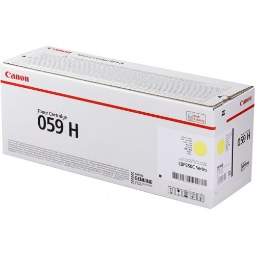 Canon Cartridge 059 H 3624C001 Тонер-картридж для Canon LBP852Cx жёлтый (GR) Canon Cartridge 059 H 3624C001 Тонер-картридж для Canon LBP852Cx жёлтый (GR)
