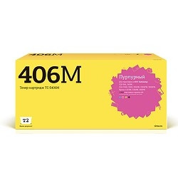T2 CLT-M406S Картридж T2 (TC-S406M) для Samsung CLP-365/CLX-3300/3305/Xpress C410 (1000 стр.) пурпурный, с чипом