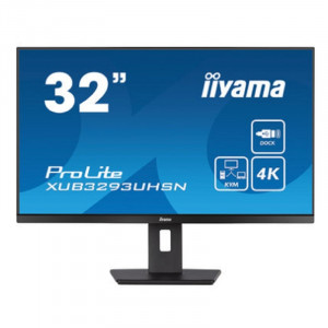 LCD IIYAMA 31.5" XUB3293UHSN-B5 {IPS 3840x2160 60Hz 4ms 350cd HDMI DisplayPort USB USB-C 2x3W HAS}