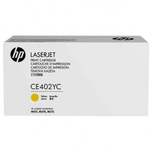 HP Картридж CE402YC лазерный желтый (белая корпоративная коробка)