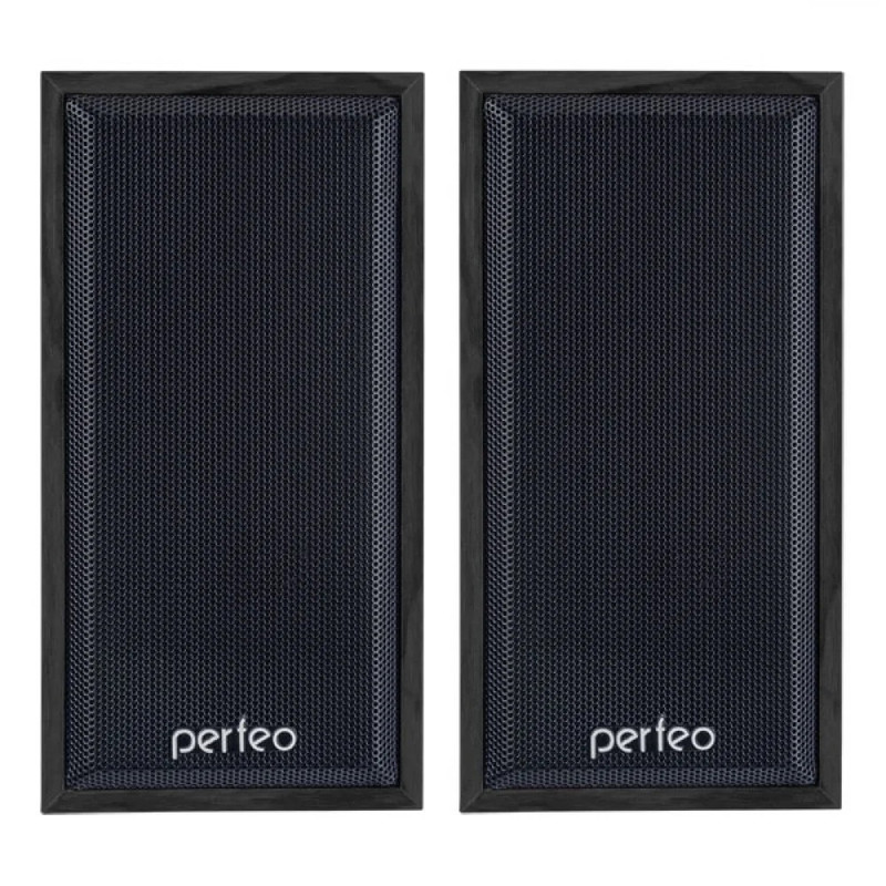 Perfeo колонки "Cabinet" 2.0, мощность 2х3 Вт (RMS), чёрн дерево, USB (PF-84-BK)