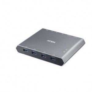 Aten (US3311) 2-Port 4K DisplayPort USB-C KVM док станция/ 2-Port 4K DisplayPort USB-C KVM Dock Switch with Power Pass-Through