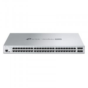 TP-Link S5500-48GP4F Управляемый коммутатор Omada Pro уровня 2+ с 48 гигабитными портами PoE+ и 4 портами SFP