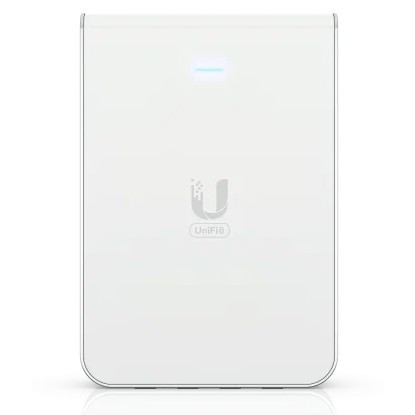 UBIQUITI U6-IW Точка доступа UniFi 6 AP In-Wall  {2,4+5 ГГц, Wi-Fi 6, 4х4 MU-MIMO, 5х 1G RJ45}